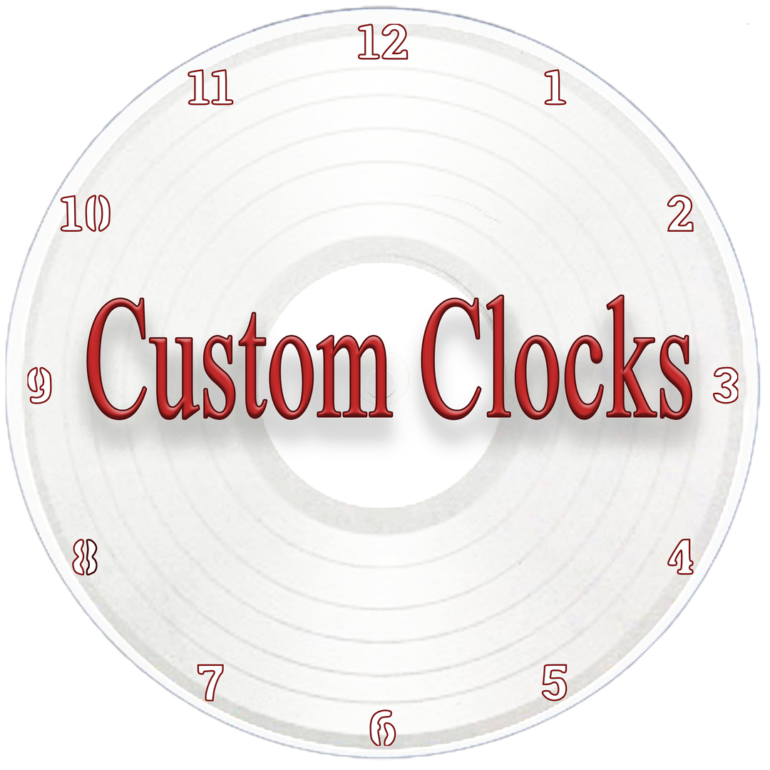 Design your own Clock - ready vector images only, use our photo service if you need an image creating