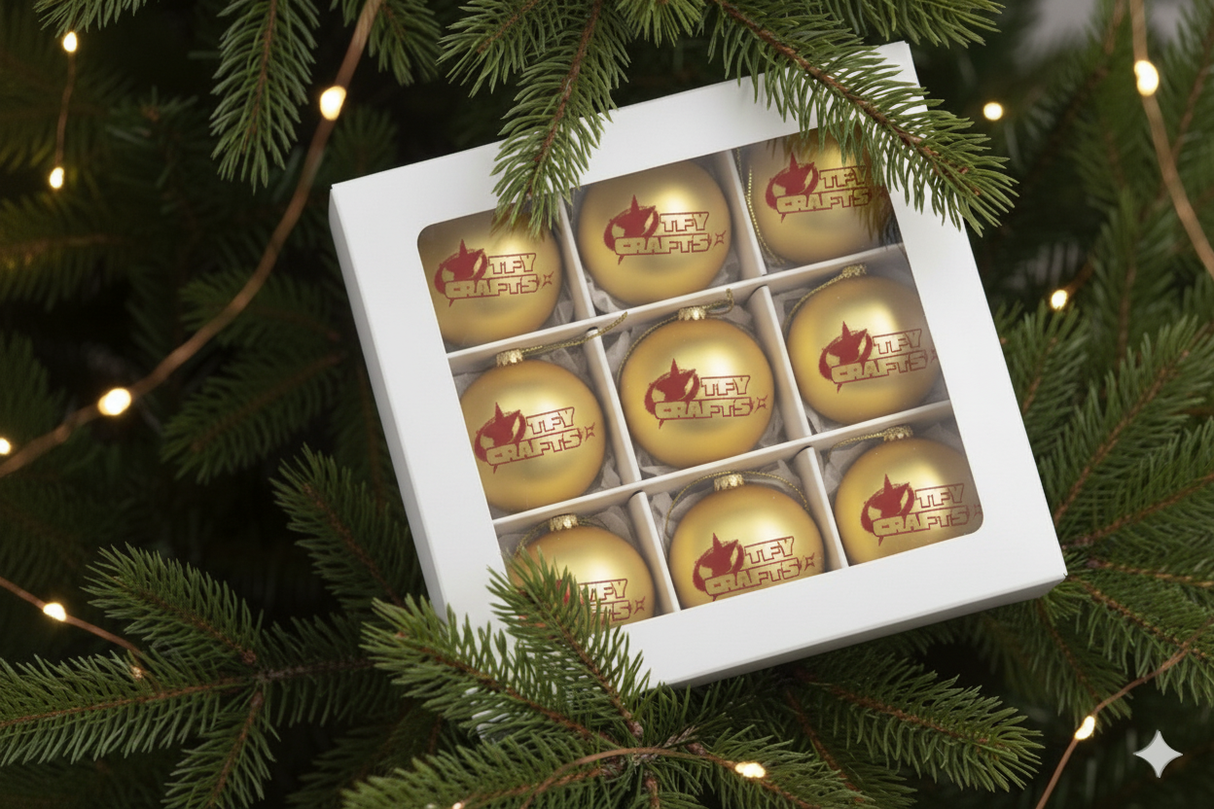 Personalized Engraved Christmas Baubles - Luxury Gifts & Decoration - - Perfect for Netherlands Christmas