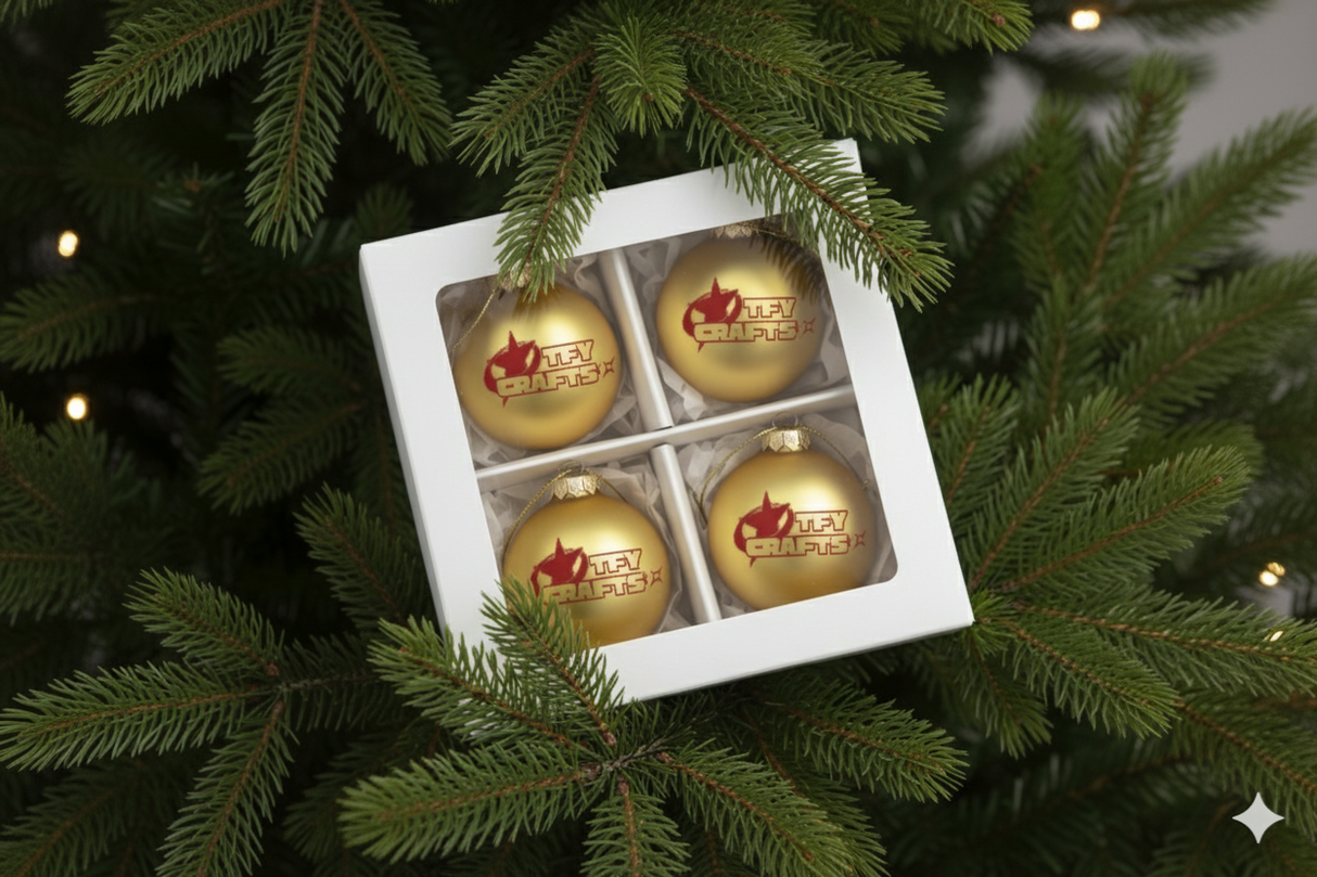 Personalized Engraved Christmas Baubles - Luxury Gifts & Decoration - - Perfect for Netherlands Christmas