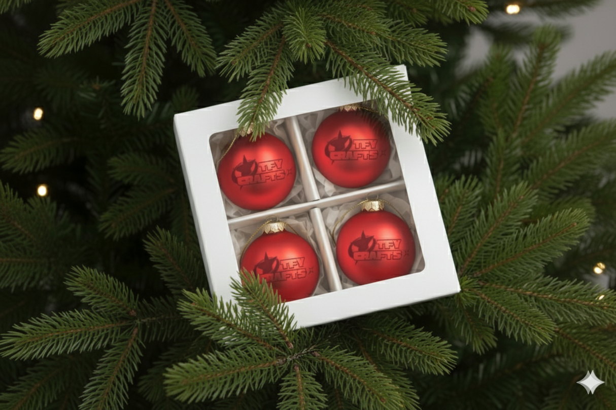 Personalized Engraved Christmas Baubles - Luxury Gifts & Decoration - - Perfect for Netherlands Christmas