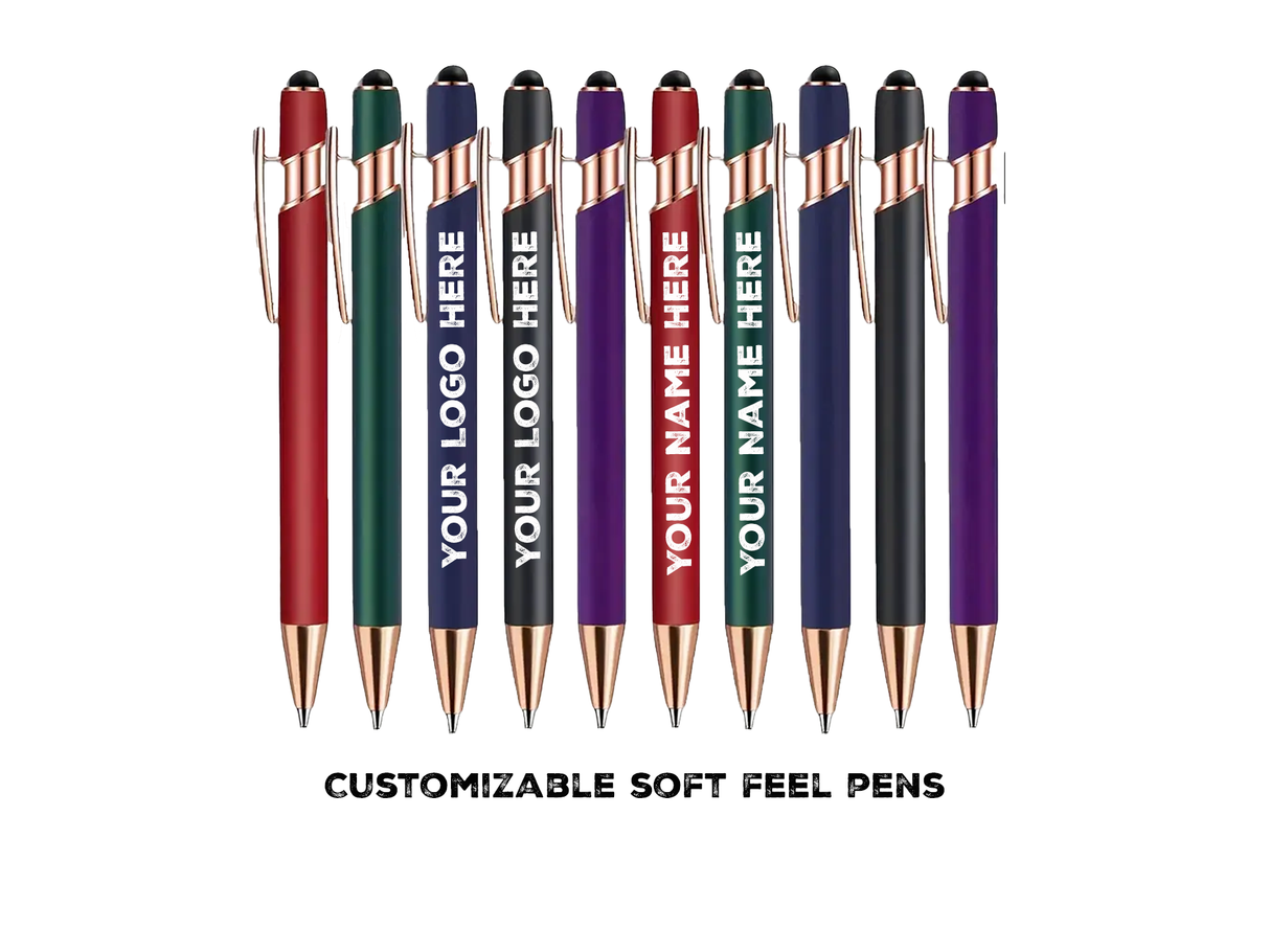 professional and personalized soft-feel ball pen